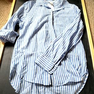Striped button down shirt